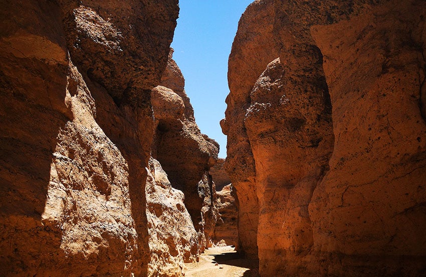 Inside Sesriem Canyon, Namibia